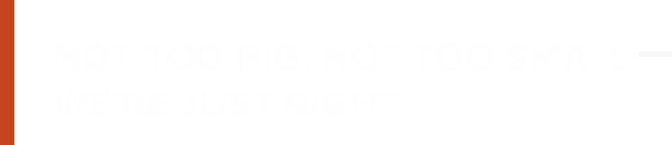 nottoobig_final we're just right text image